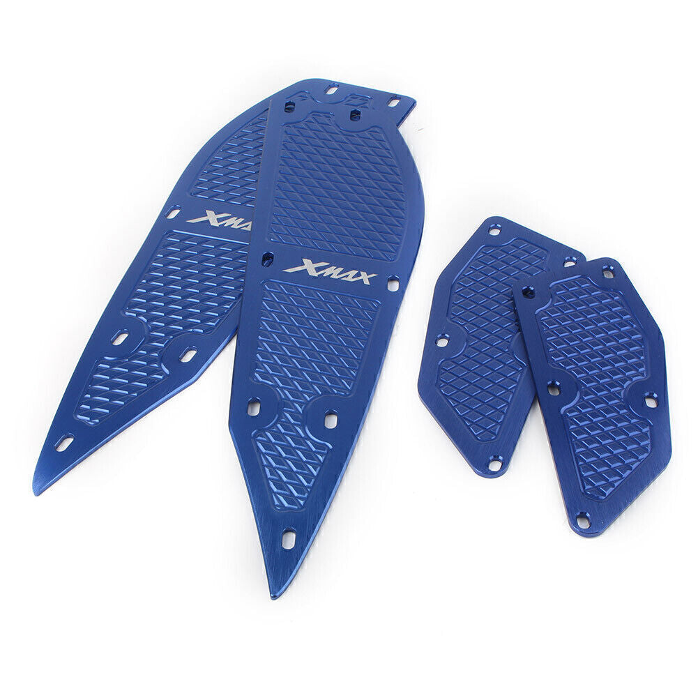 Footboard Step Footrest Foot Plate for YAMAHA XMAX300 2017 2018 Blue Motor