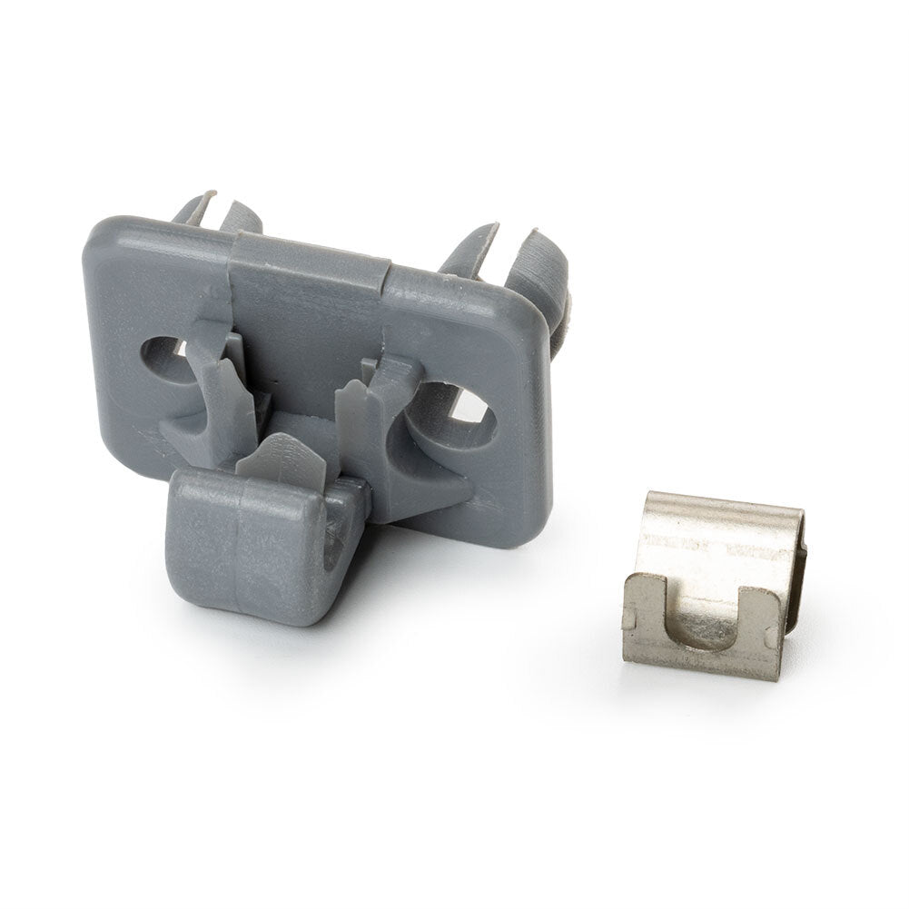 2x Gray Sun Visor Clip Holder Hook Bracket for Audi A3 A4 A5 Q3 Q5 8U0857562A AU