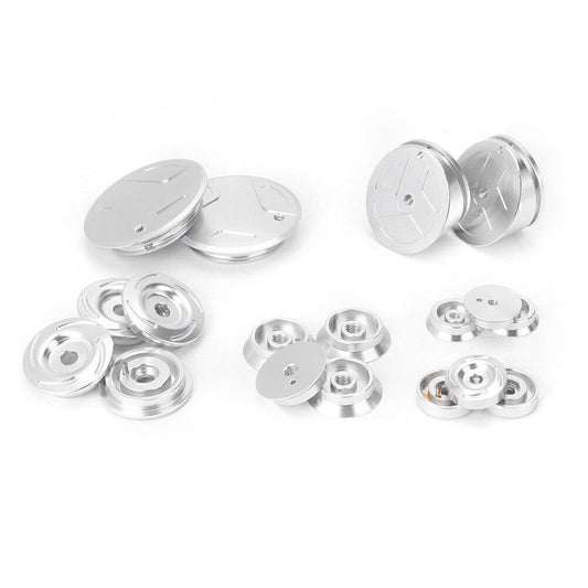 1 Set Aluminum Frame Hole Cover Caps Silver for BMW R 1200 GS ADV LC 2014-2015