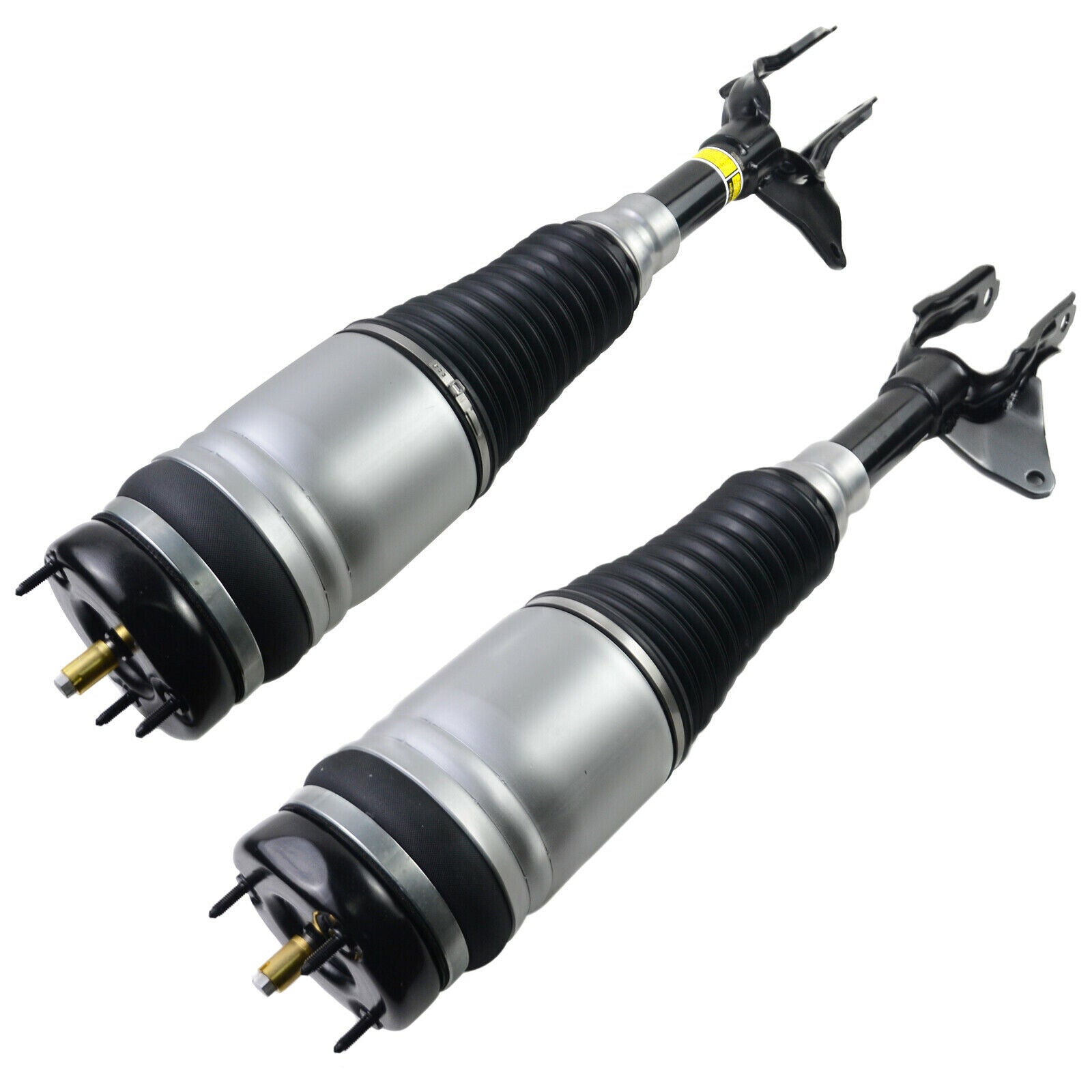 A pair of front LH right-hand air suspension shock absorber struts suitable for Jeep Grand Cherokee 16-20