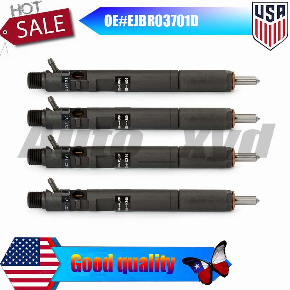4x EJBR03701D Fuel Injector New for Hyundai Terracan for Kia Bongo Carnival Pregio