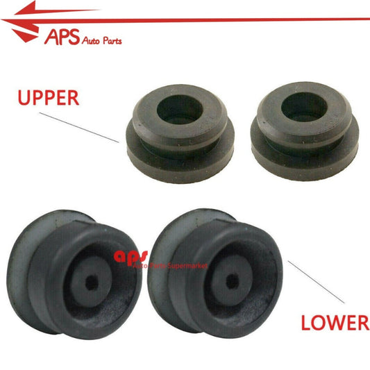 4-piece guide radiator upper and lower rubber pad bushings for Acura Integra TSX