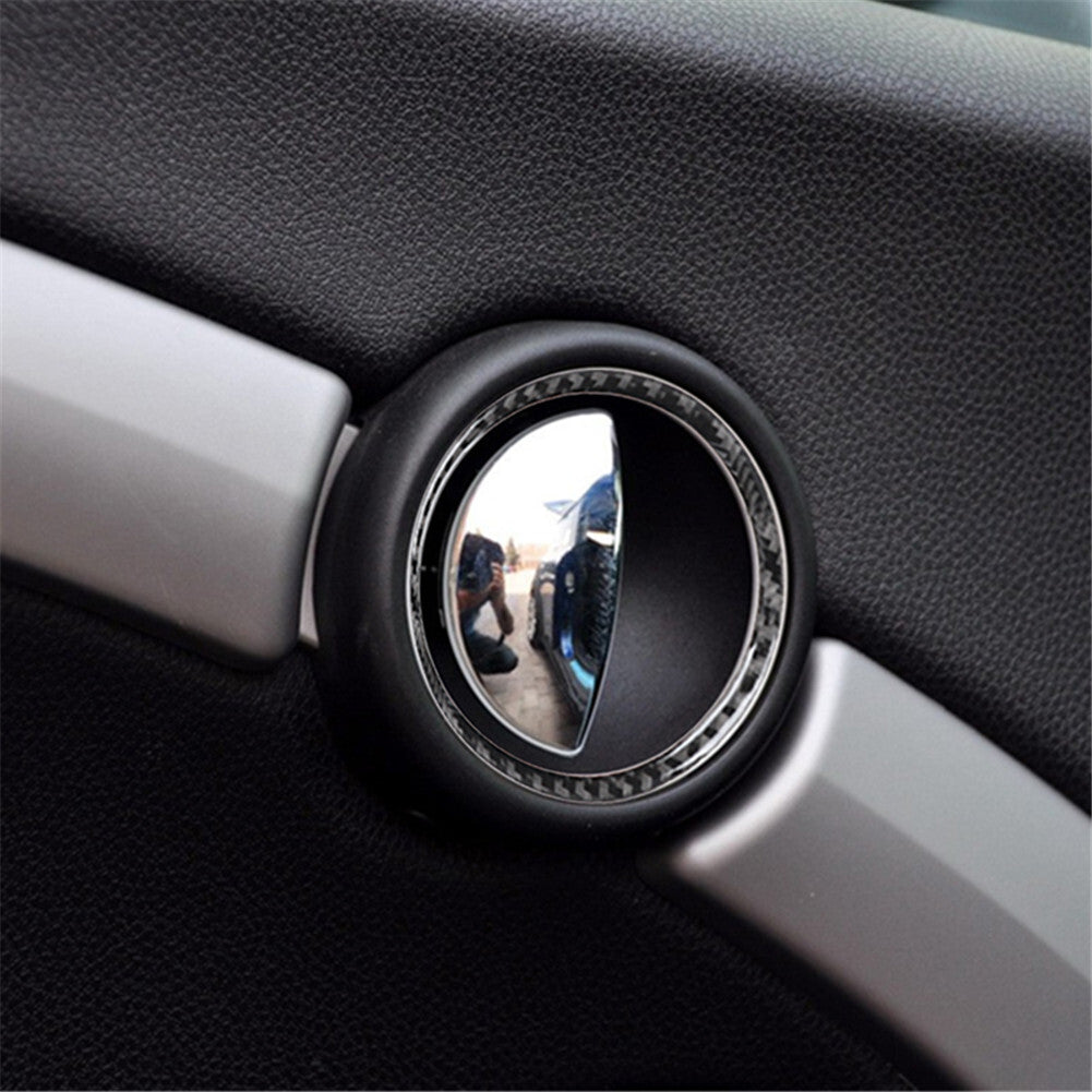 2X Carbon Fiber Car Door Handle Trim for Mini Cooper R55 R56 R57 2007-2011