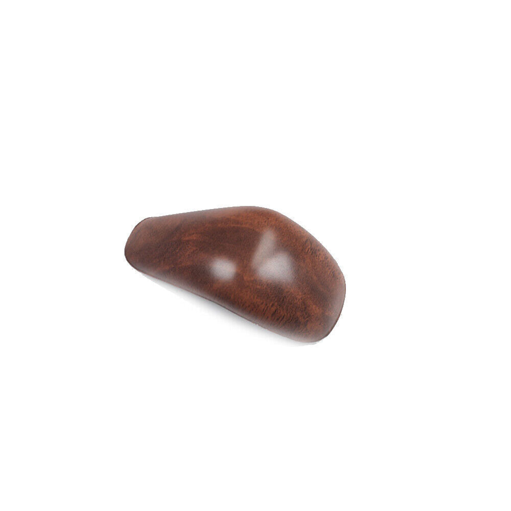 Car Inner Gear Shift Knob Head Cover Trim Fit for Audi A6L 2012-2015 Wood Grain