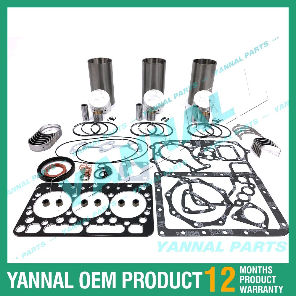 J313 Overhaul and Reconstruction Kit with Shims and Bearings for Kubota Diesel Engines
