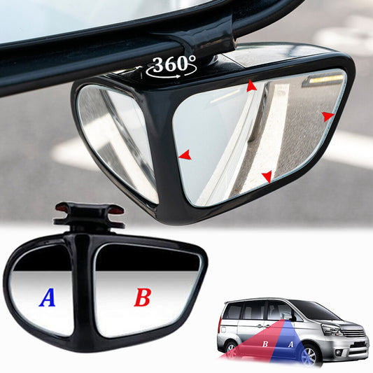 Blind Spot Mirror Wide Angle Rearview Mirror 360¡ã Rotation Adjustable Right Side