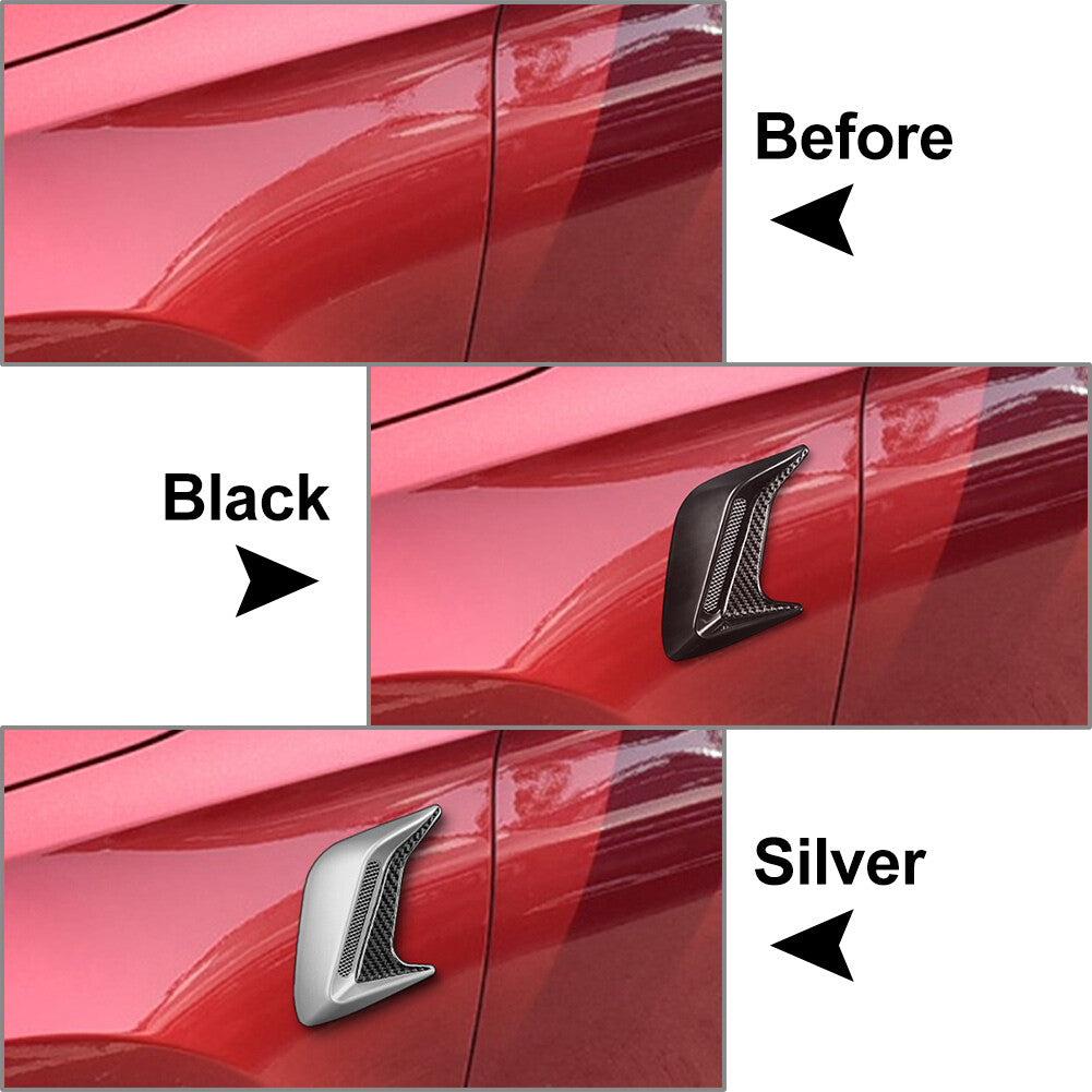 Car Auto Decorative Side Vent Air Flow Fender Intake Universal