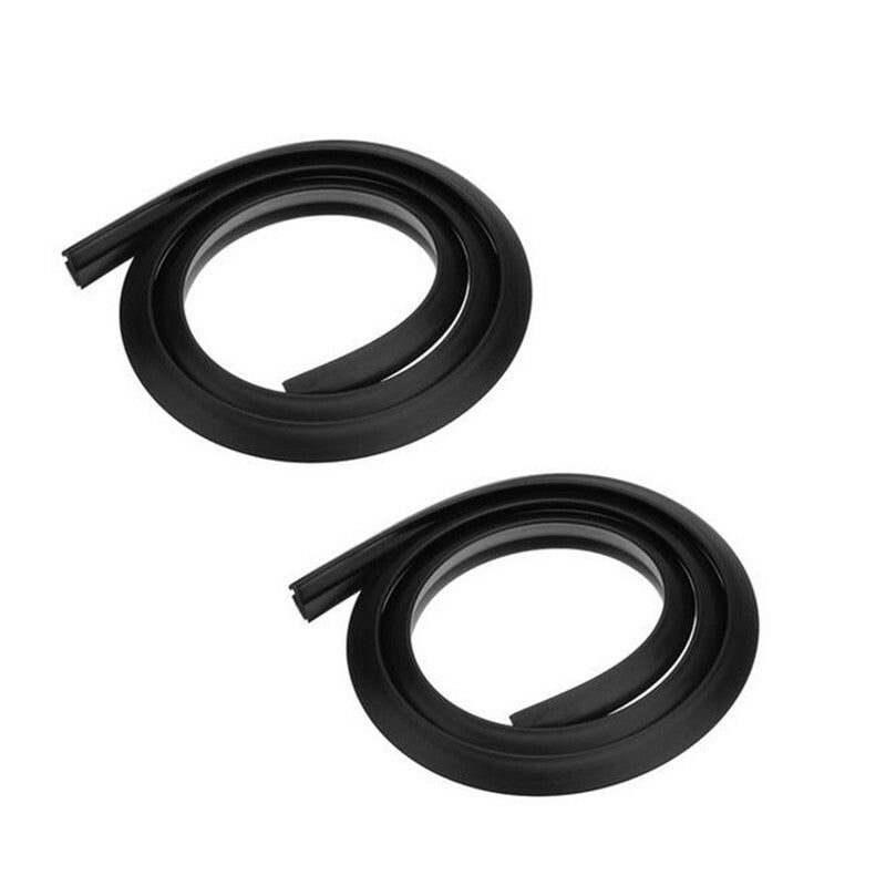2x Black Car Mud flaps Splash Guard Fender Flare Wheel Eyebrow Protector Lip Pad