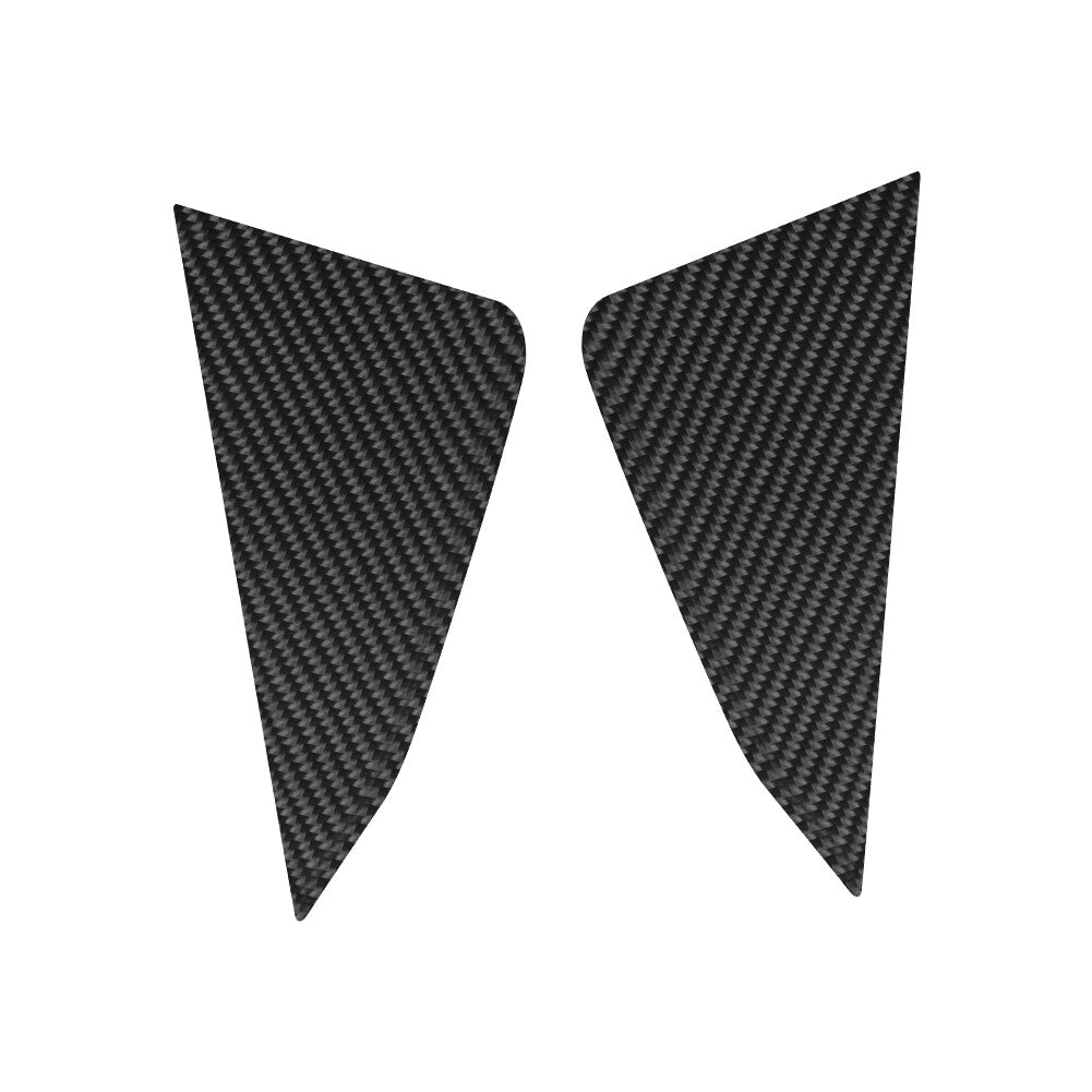 2X Carbon Fiber Center Console Side Cover Trim for Ford Explorer 2020-2023