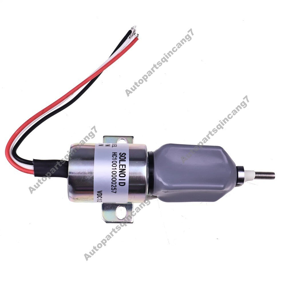 12V Shut Off Solenoid 1751ES-12E2ULB1S5 for Isuzu Engine A4JG1 Team Fenex