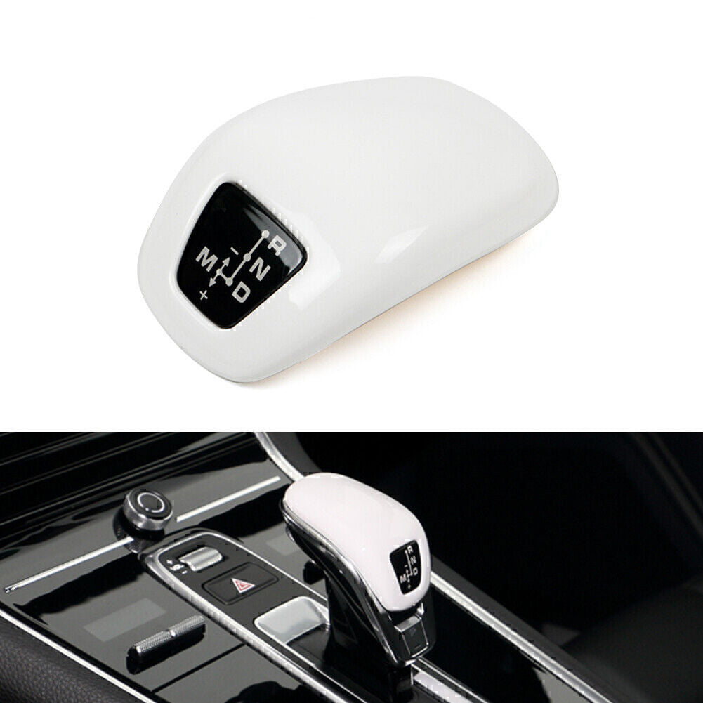 Gear Shift Knob Cover Trim Fit for Porsche for Panamera 971 Chassis G2 2017-2020 White