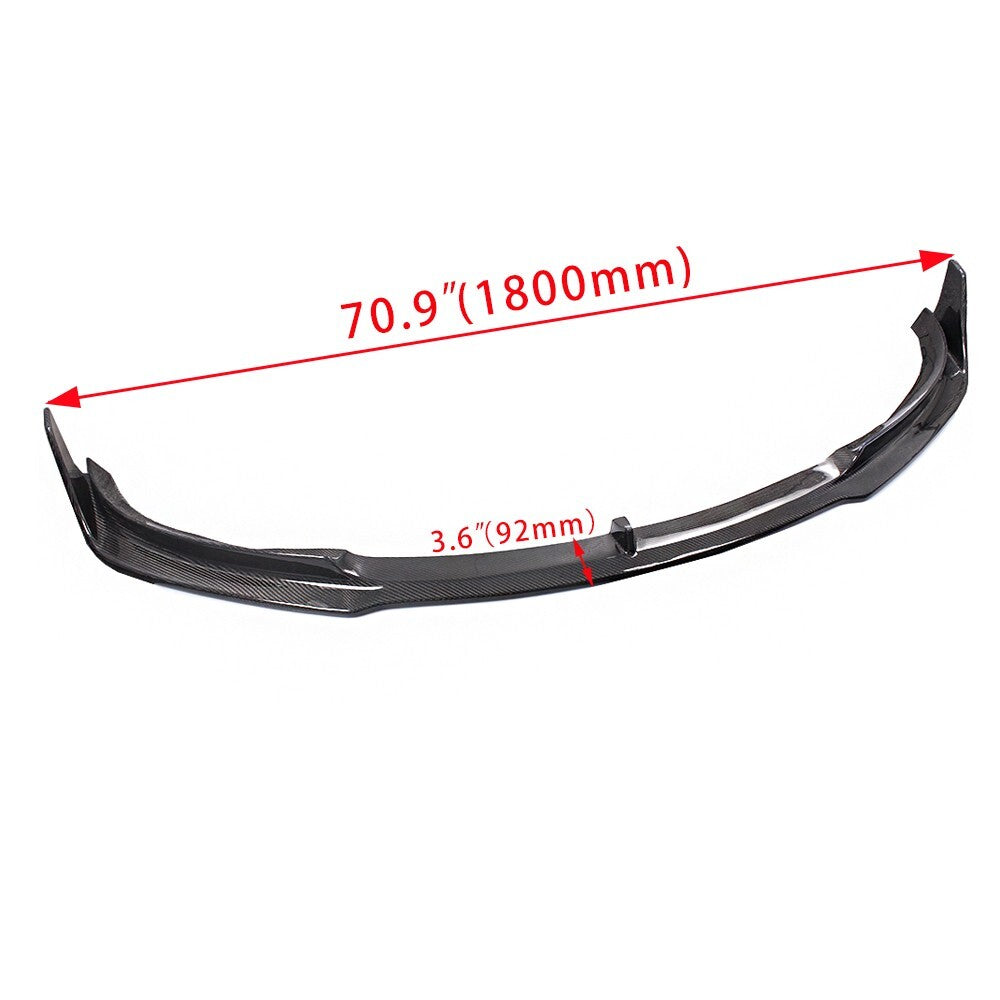 Carbon Fiber Trunk Lid Spoiler+Front  Rear Bumper Body Kit for Tesla Model 3