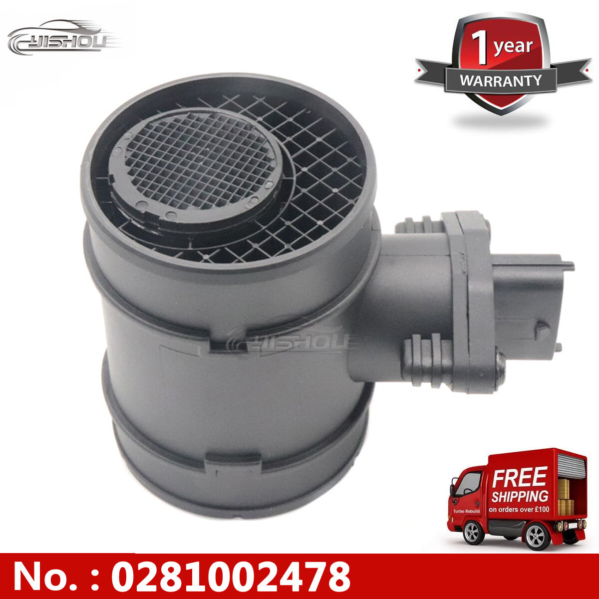 new MAF airflow mass meter 0281002478 243437502 is compatible with for Opel Astra G Zafira for Vauxhall .