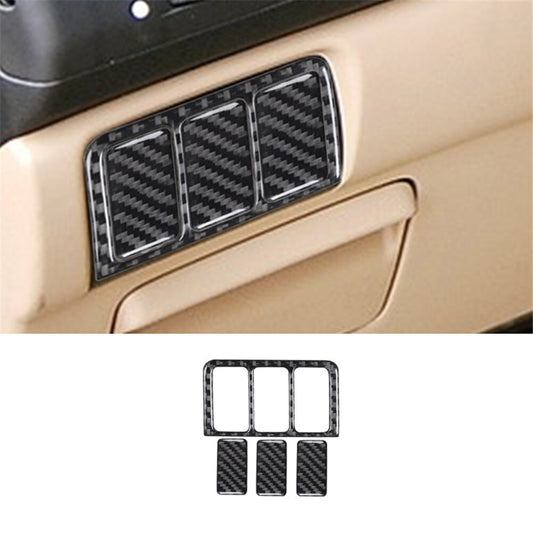Carbon Fiber Sunroof Control Panel Trim Cover for Honda Accord Sedan 2003-2007