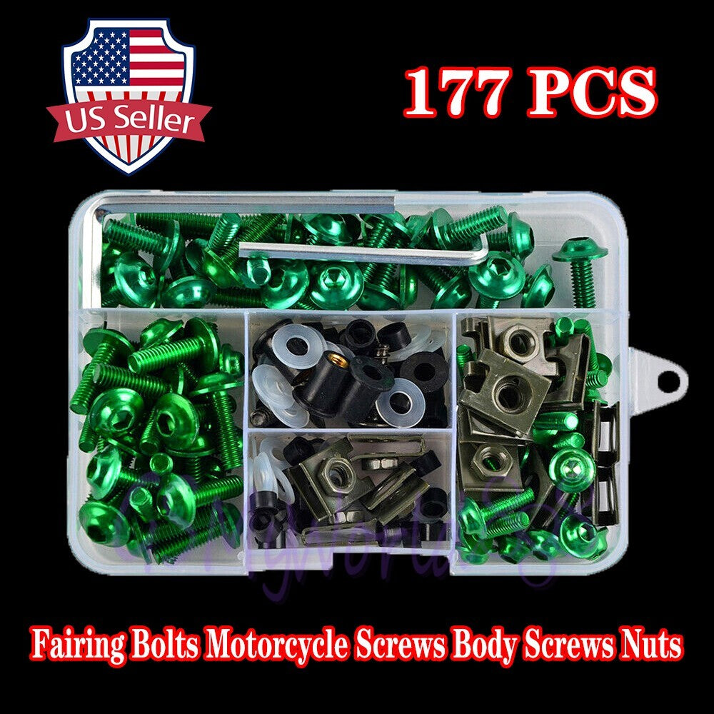 Fit for Yamaha YZF R6 R1 R6S YZF600R FZ6/R Complete Fairing Bolt Kit Body Screws