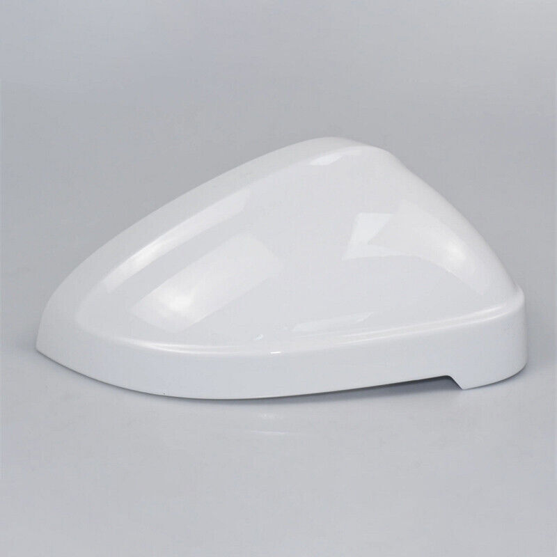 White Right Side Rearview Door Mirror Cover Shell Cap Fit for Audi A4 2017-2022