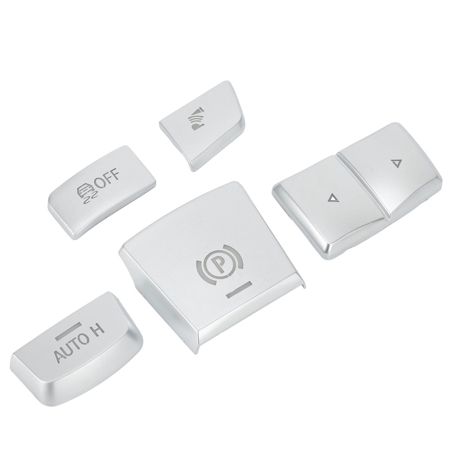 5-piece pack of handbrake gear shifter side switch P button cover for 5 6 series X3