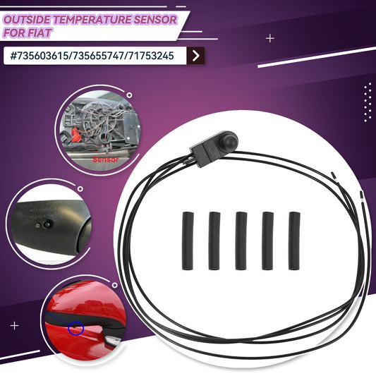 for Fiat 500 for Citroen for Peugeot Van Outside Temperature Sensor Underneath Mirror AU