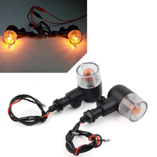 12V F¨¹r for Harley for Honda for Yamaha for Suzuki Bernstein Blinker Bremslicht Lampe 10mm klar