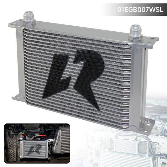 LR Mocal Type AN10 25 Row Engine Transmission 248mm Oil Cooler Mocal Silver