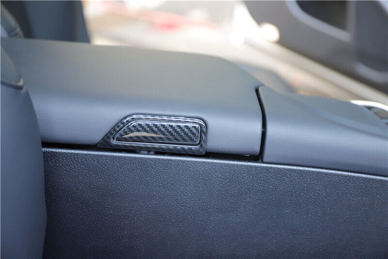Car Interior Decoration Full Set 12PCS for Lexus for ES 2018-2021 Black Carbon Fiber