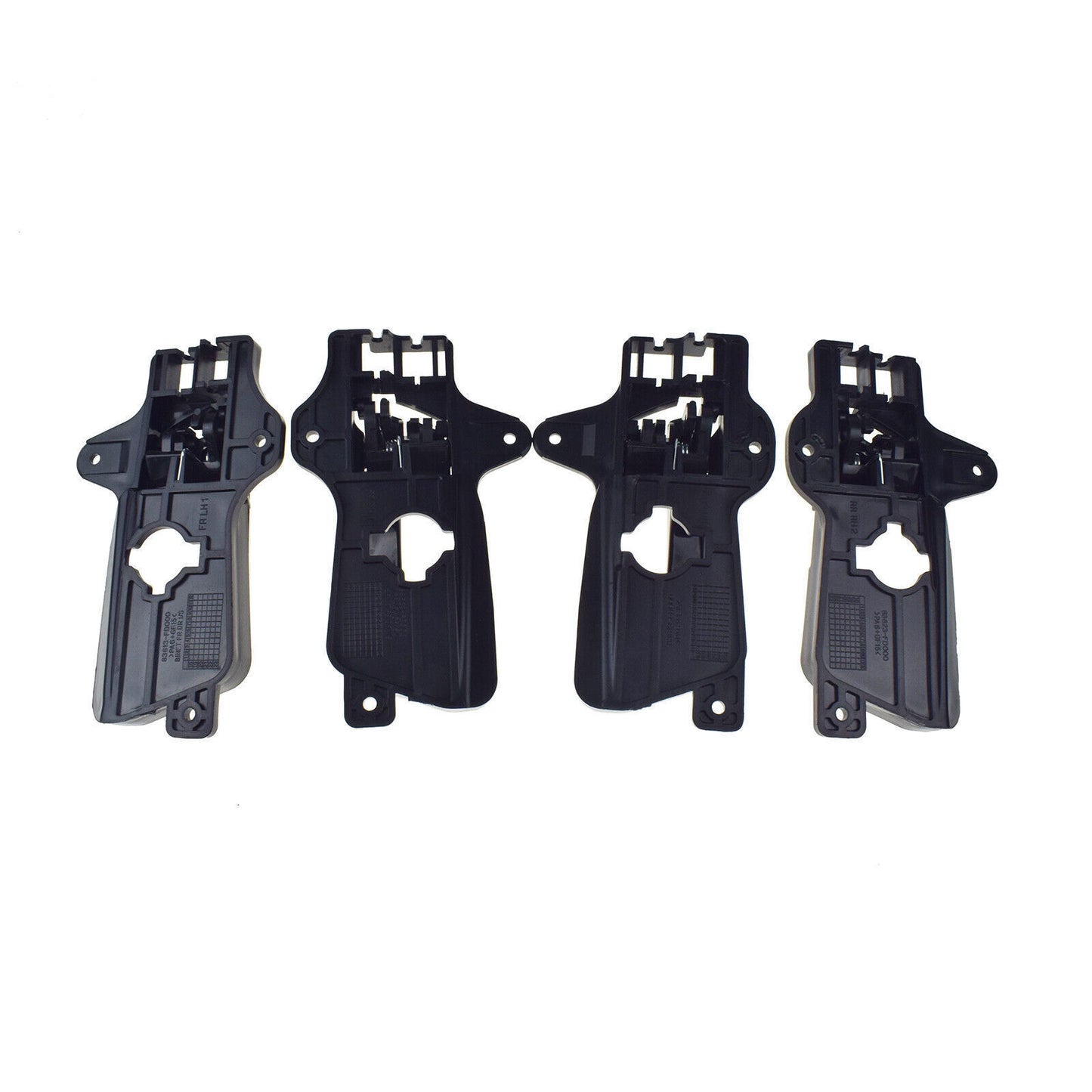 for Hyundai for Elantra 2009-2012 Set of 4 Interior Door Handles Black FL RL RR