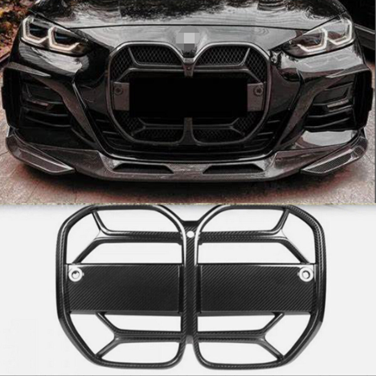 Carbon Fiber Bumper Grill Bodykit for BMW 4-Series G22 G23 2021-2022 CSL Style