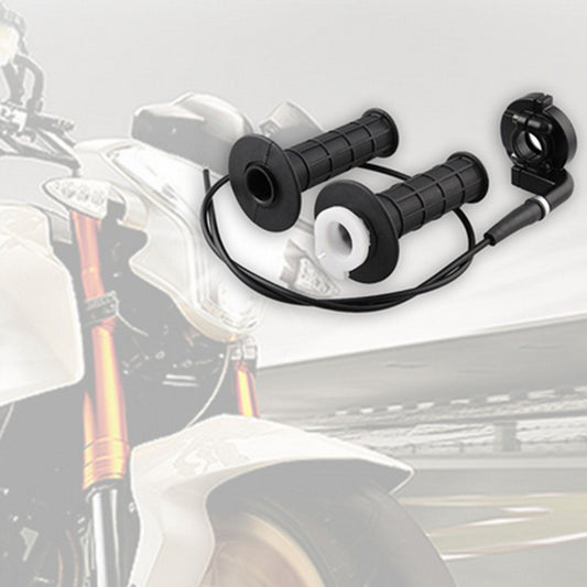 A Pair Black Throttle Twist Set 7/8 Handlebar Motorcycle ATV for Mini Bike