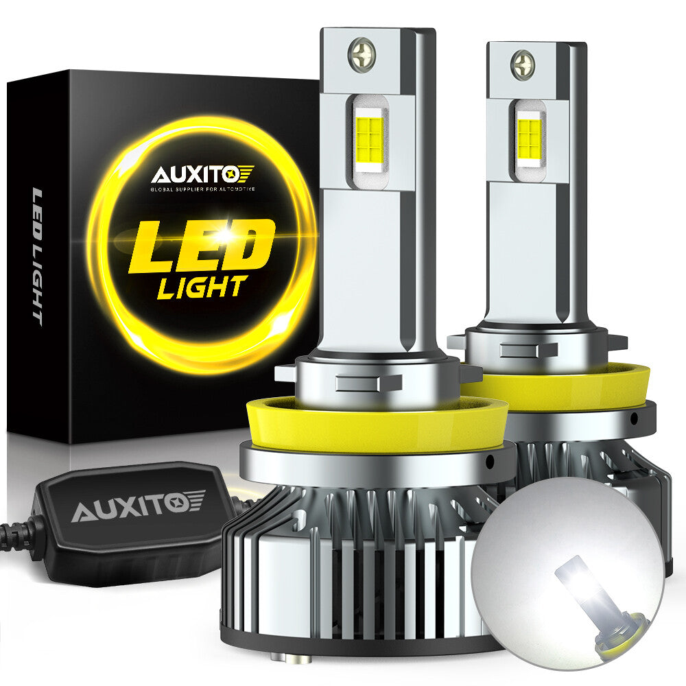 AUXITO LED Elderly Lighting System H11 H13 9005 9012 D1S D3S 200W 40000LM White Light
