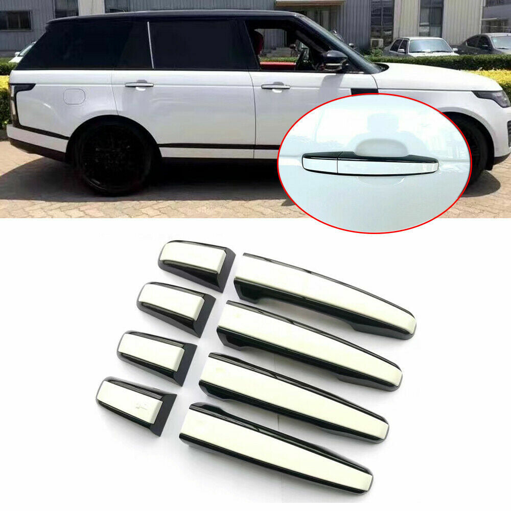 Door Side Handle Cover Replace Fit For LR for Range Rover L405 2013-2022 White+Black