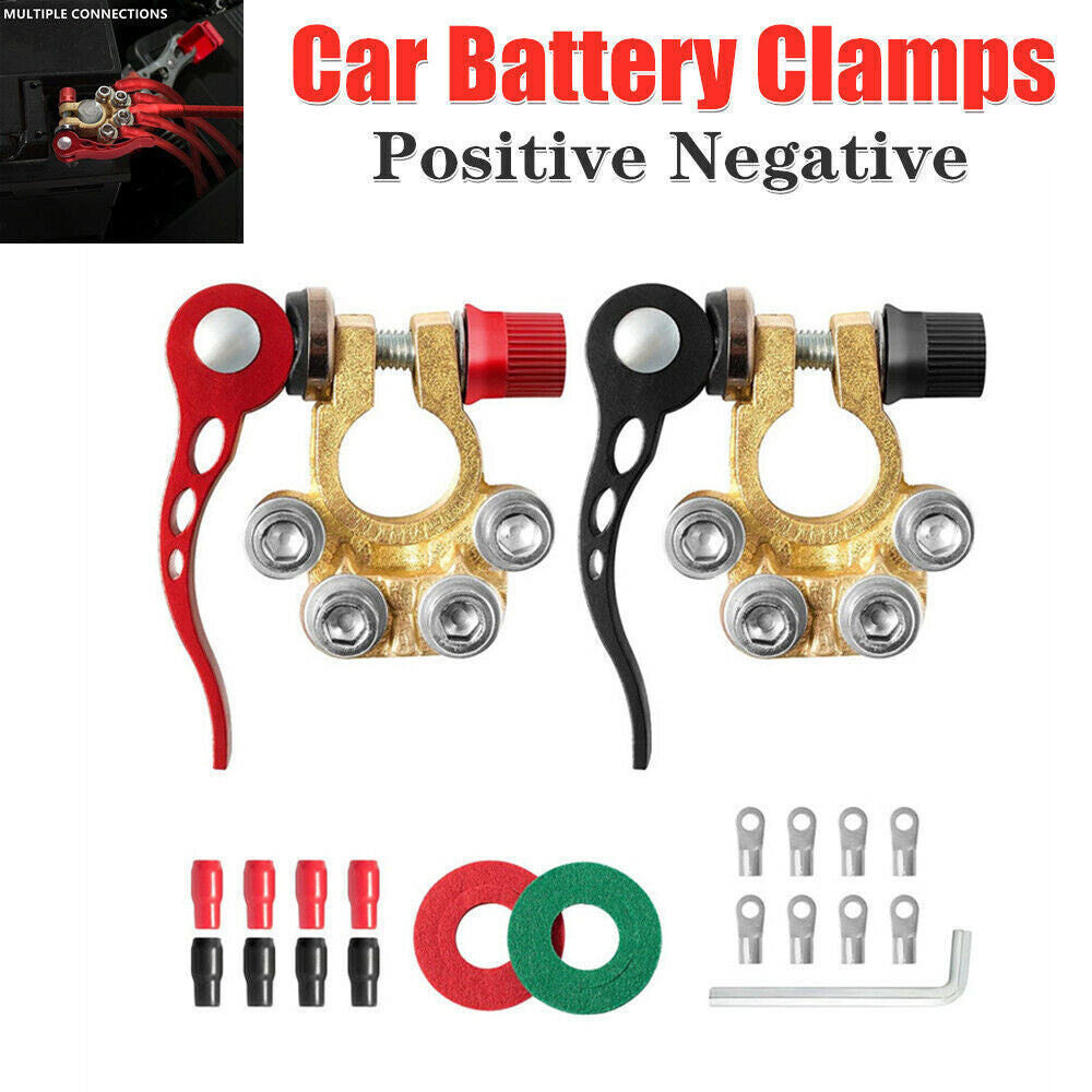 General Motors battery terminal disconnect positive and negative switch chain brass
