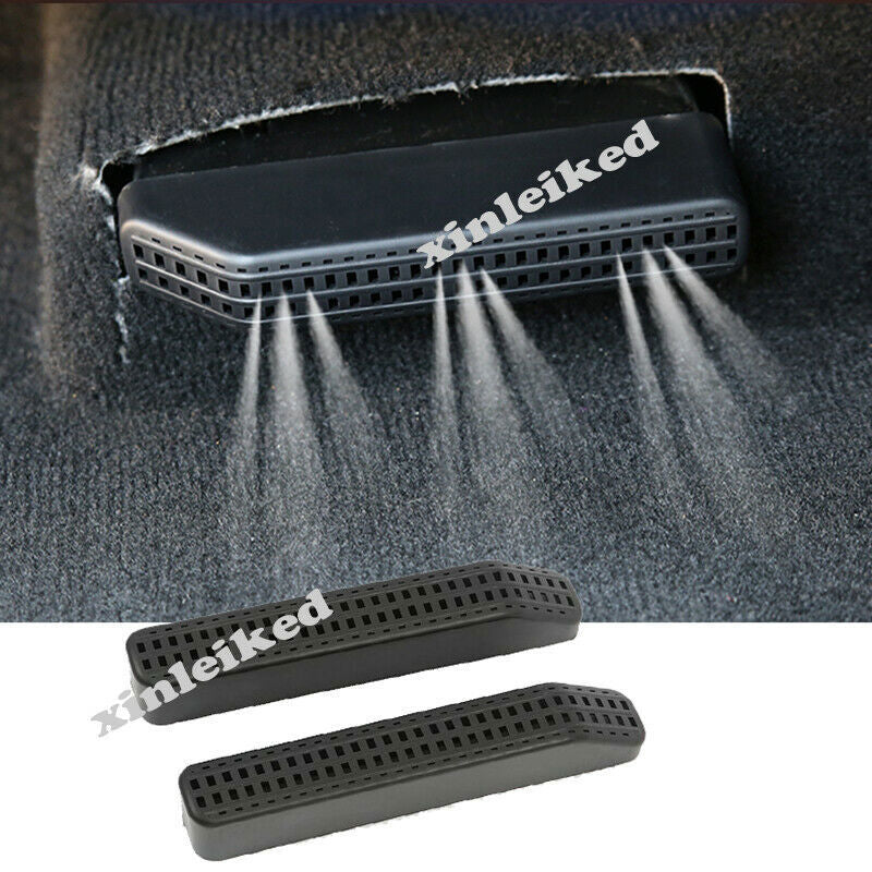 for Hyundai Santa Fe ix45 2019-2021 Black for Seat Outlet Dust Decor Cover Trim 2X