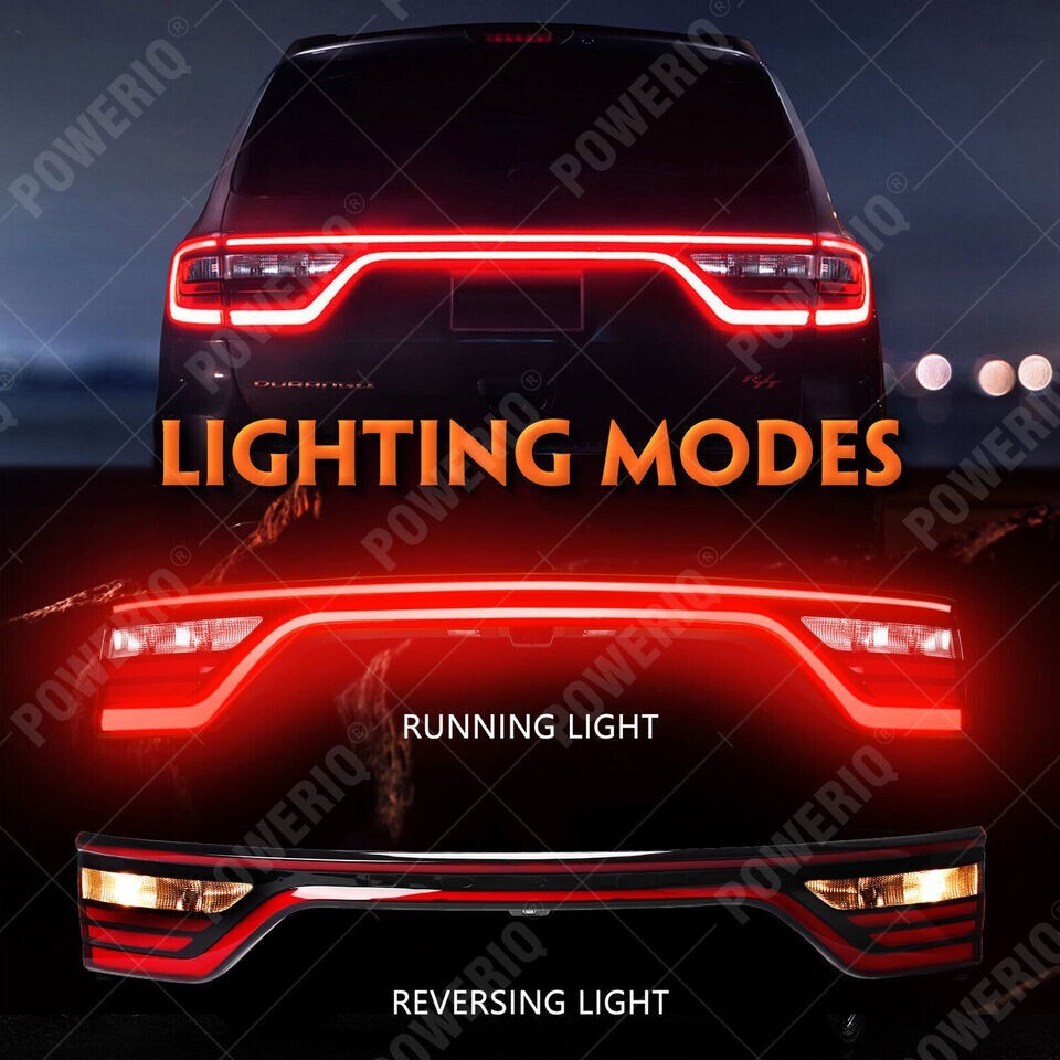Liftgate taillights with camera mount 68453659AA, suitable for 2014-2022 for Dodge Durango.