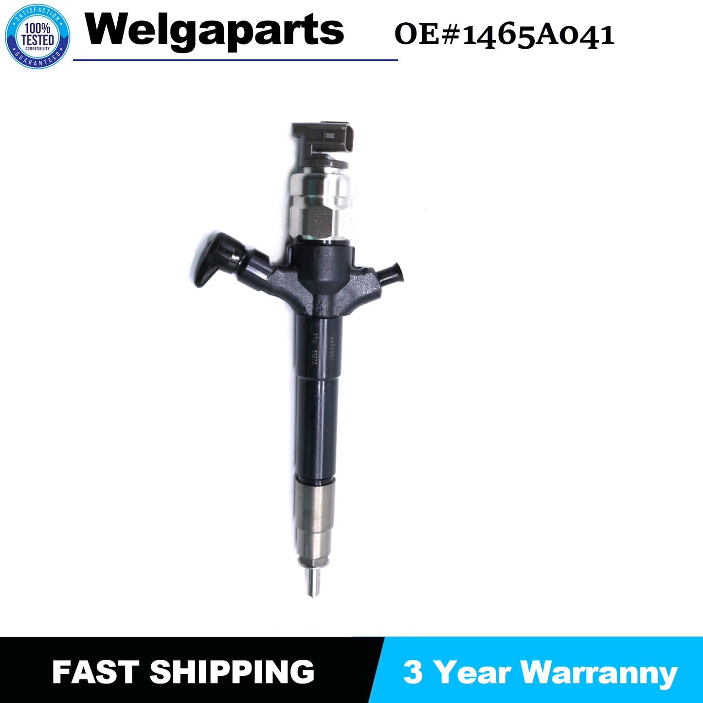 1PC for Mitsubishi 4D56 L200 TRITON 2.5L New 1465A041 Common Rail Fuel Injector