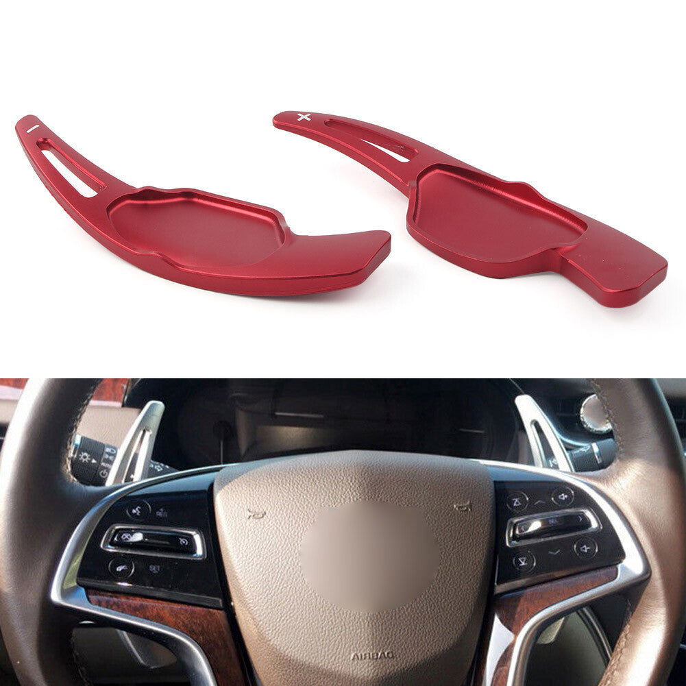 for Cadillac XTS 2013-18 Steering Wheel Aluminum Shift Paddle Shifter Extension