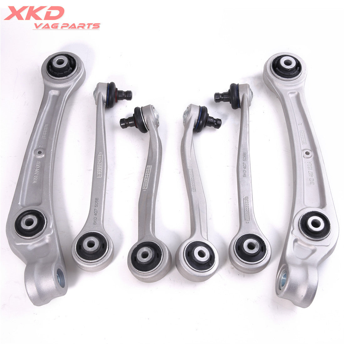 6  Front Upper Control Arm Kit for Audi A4, A5, Q5 8K0407505A 8K0407506A