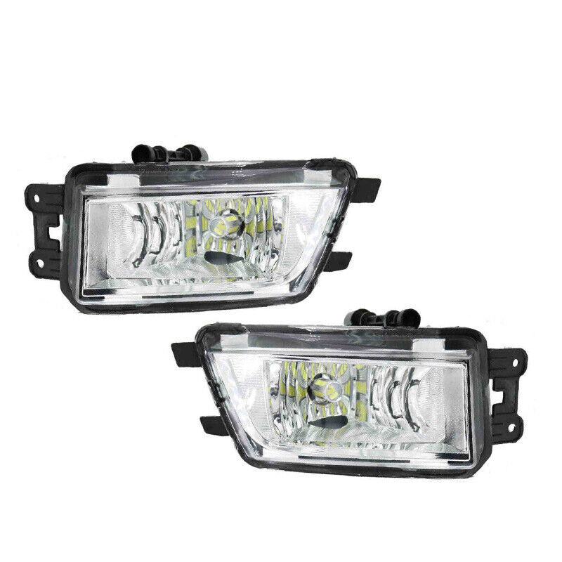 Set for VW for Passat B8 2016-2019 Front Fog Lamp Light+Grille Cover+Trim