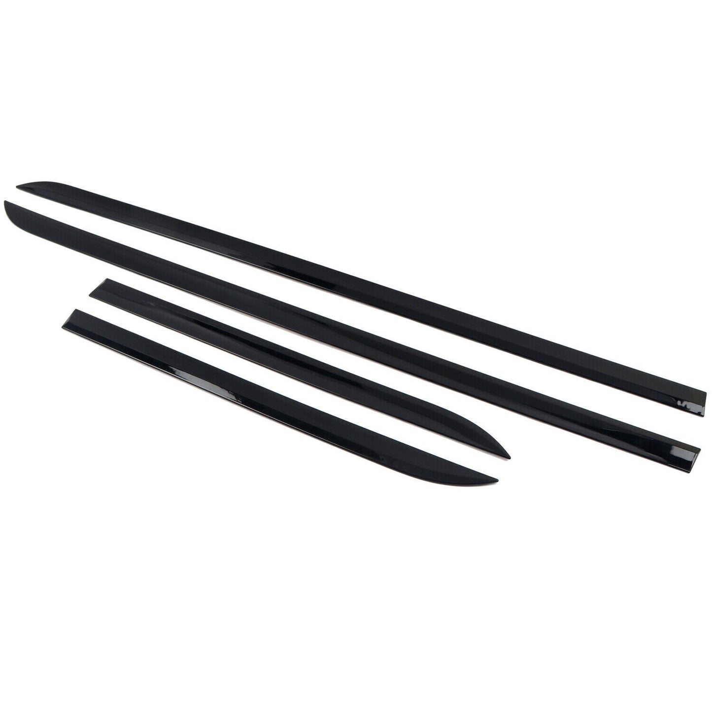 for Toyota RAV4 XA50 2019-2023 Black Car Door Body Side Molding Cover Strips 4P