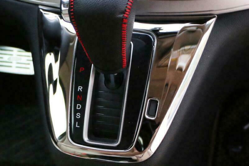 for Honda CRV CR-V 2012-2016 Chrome S.Steel Console Gear Shift Panel Cover Trim