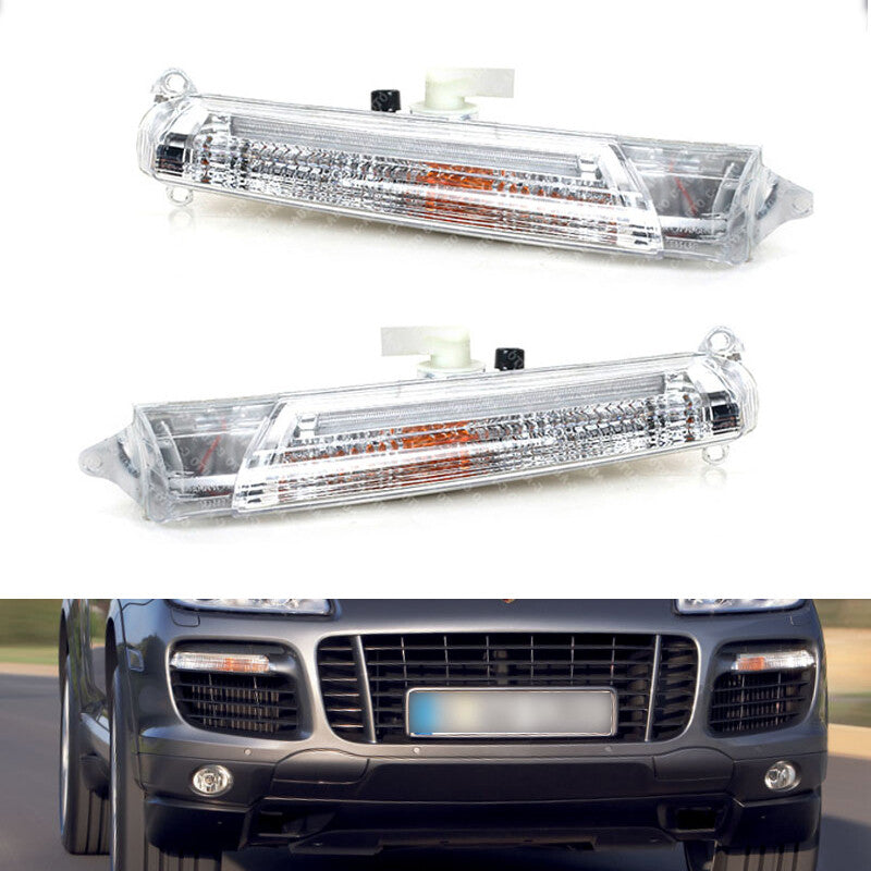 1 Pair New LED Daytime Running Lights for Porsche for Cayenne GTS Turbo 2007-2010