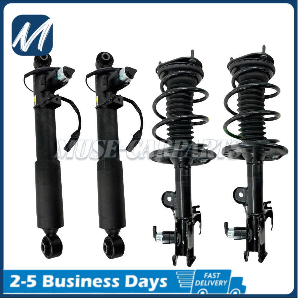 Two-piece front shock absorber strut auxiliary unit for 2015-2019 for Cadillac CTS RWD 2.0L 3.6L electric