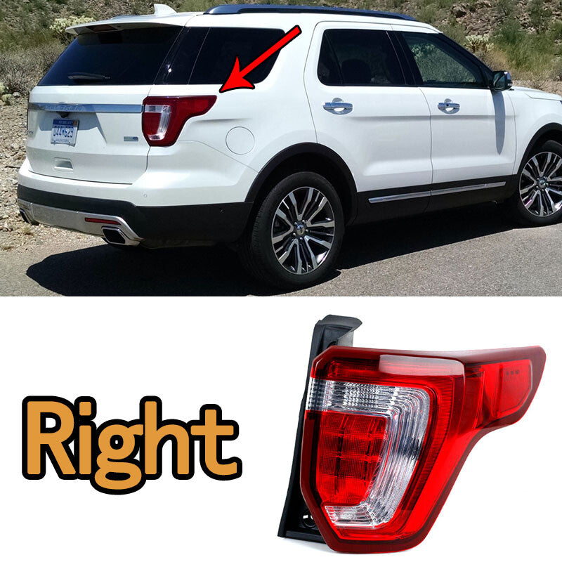 Applicable to for Ford Explorer 2016 2017 - 2019 rear brake light, taillight, passenger side