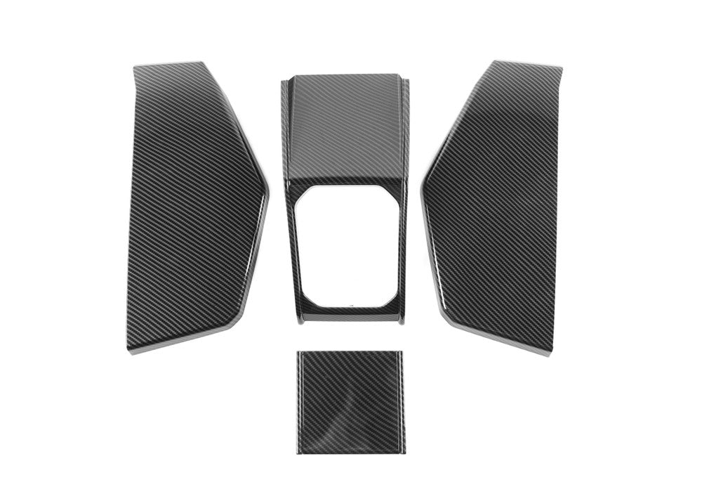 Kit for Suzuki for Jimny 2019-2022 Gear Shift Box Side Panel Cover ABS Carbon Fiber