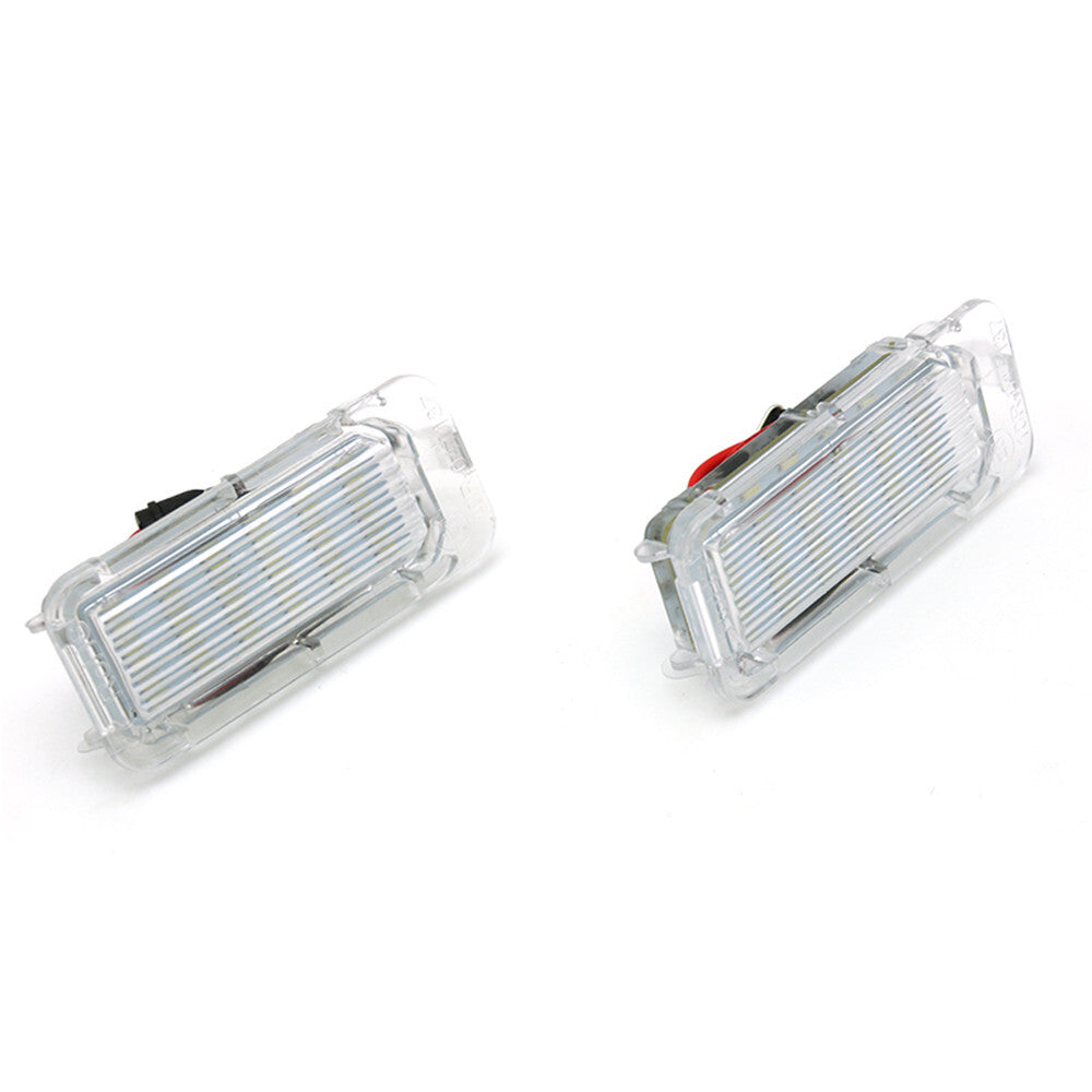 2Pcs LED License Number Plate Lights Canbus for Ford Focus Fiesta Mondeo C-Max