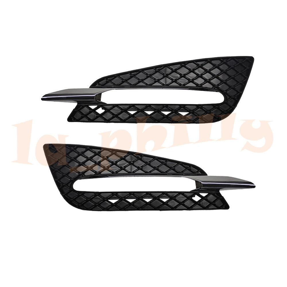 Pair Front Bumper Lower Grill Black Right+Left for Mercedes R Class W251 LCI