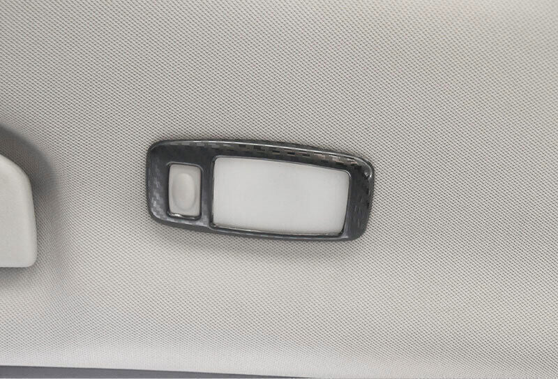 Rear Reading Lamp Frame Cover Trim for Nissan Altima 19-22 Steel Carbon Fiber