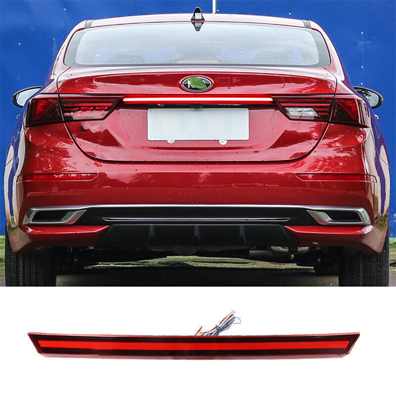 1X Red Rear Door Trunk LED Tail Light Cover Accessories for Kia Forte K3 19-2021