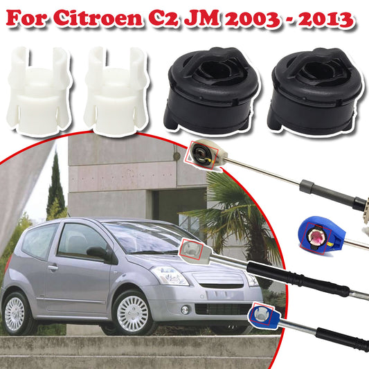 for Citroen C2 JM 2003-2013 Gear Shift Cable Linkage Pivoted Bushing Repair Kit
