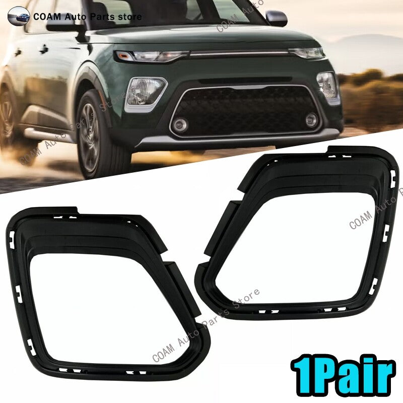 1 pair of headlight bezels EX/LX/S | Cia Soul 2020-2022 CAPA
