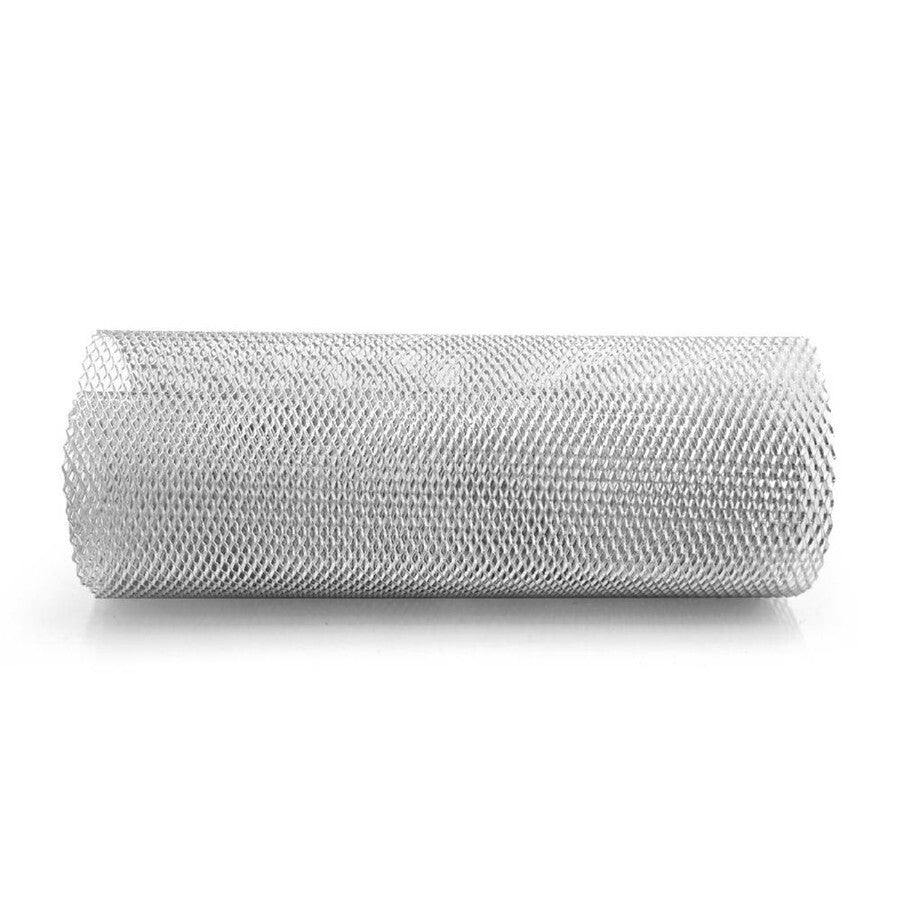 Universal Silver Grille Mesh Cover Aluminium Racing Car Tuning Grill Net 40x13